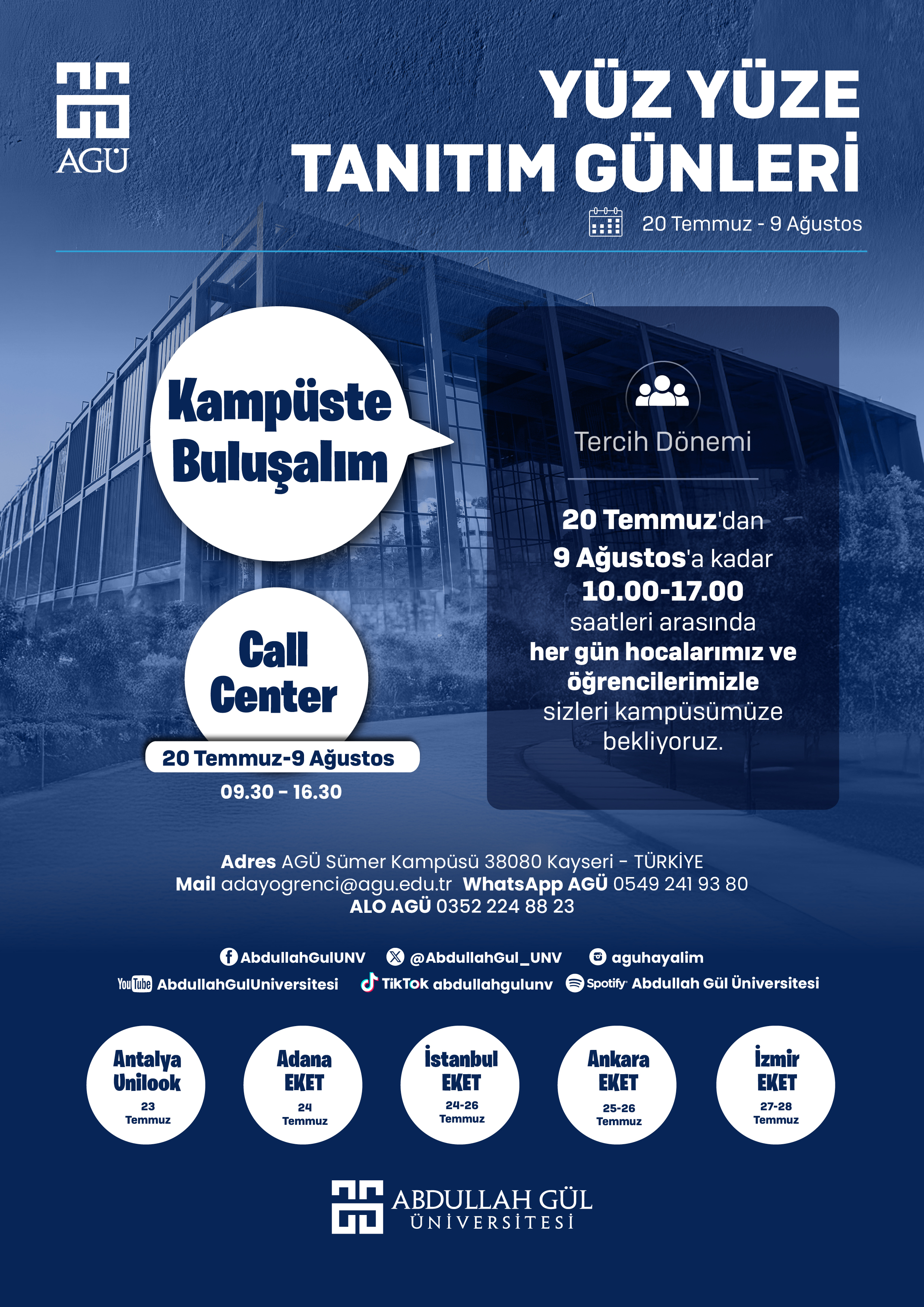 Fiziki Tanıtım Takvimi